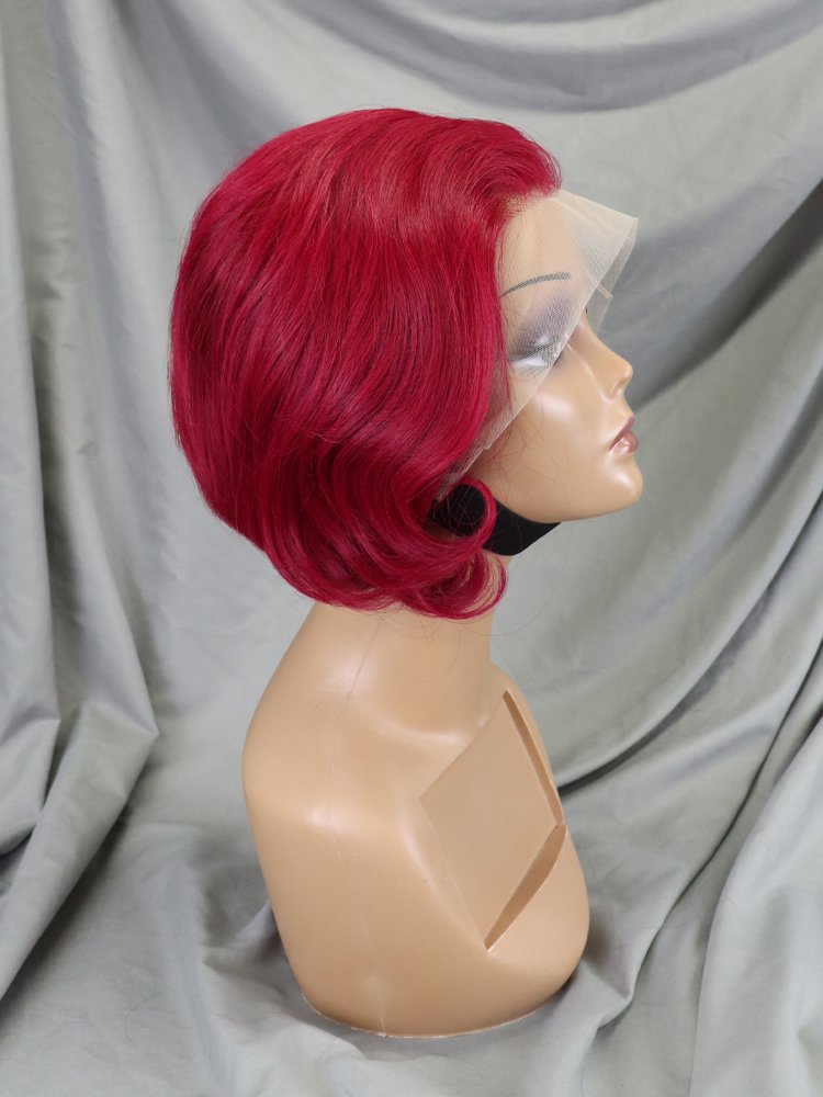 Wholesale Bob Lace Wig 100% Virgin Cambodian Hair 13x4 Frontal Buy Natural Hair Wigs Online Cheap Short Pixie Human Hair Wig
