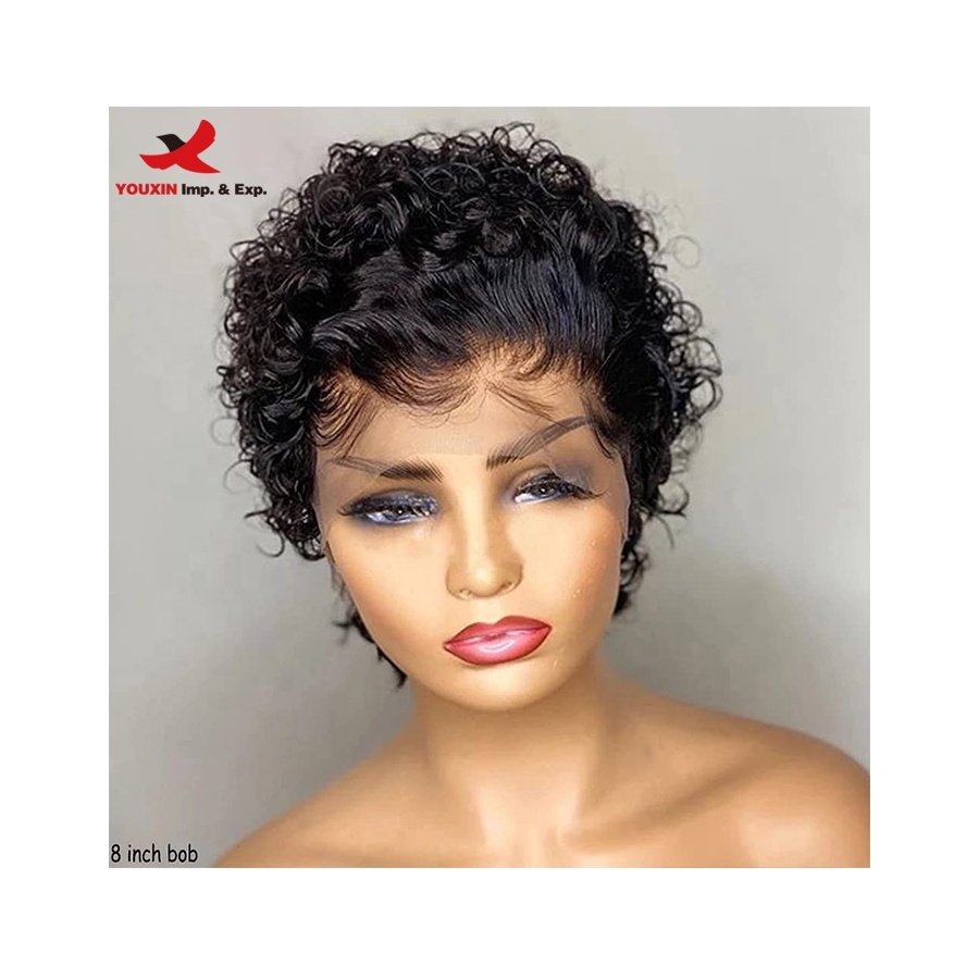 FENGFLY new arrival custom pelucas corto remy hair short bob wigs human hair full lace front wig