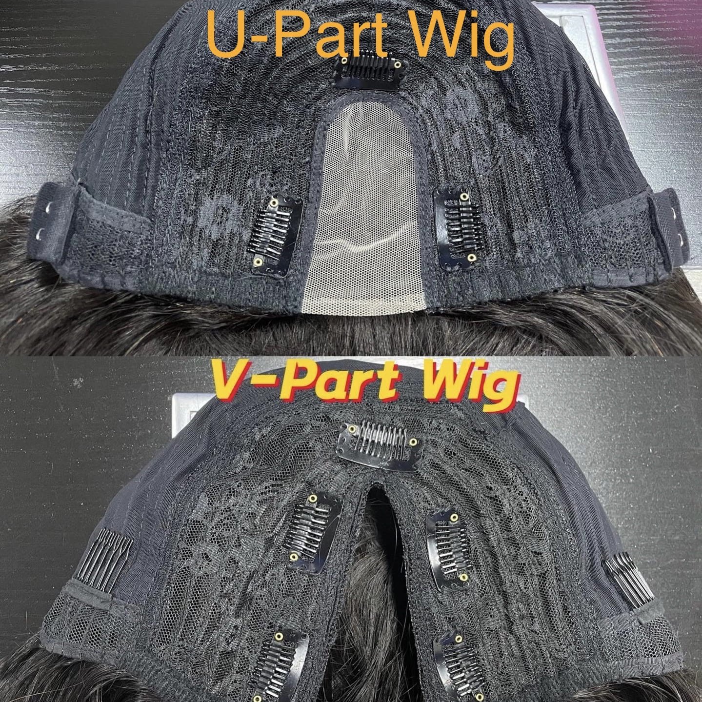 DiLuxe hair Top Virgin Human Hair Cuticle Aligned Double Wefts Machine U-Part Wigs Kinky Yaki Straight Texture Factory Outlet