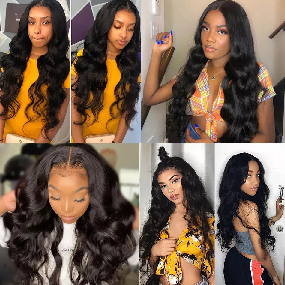 ZSF Human Hair Wigs Wholesale Body Wave 5*5 HD Lace Closure Wig 100% Brazilian Unprocessed Virgin Human Hair Wig For Black Women
