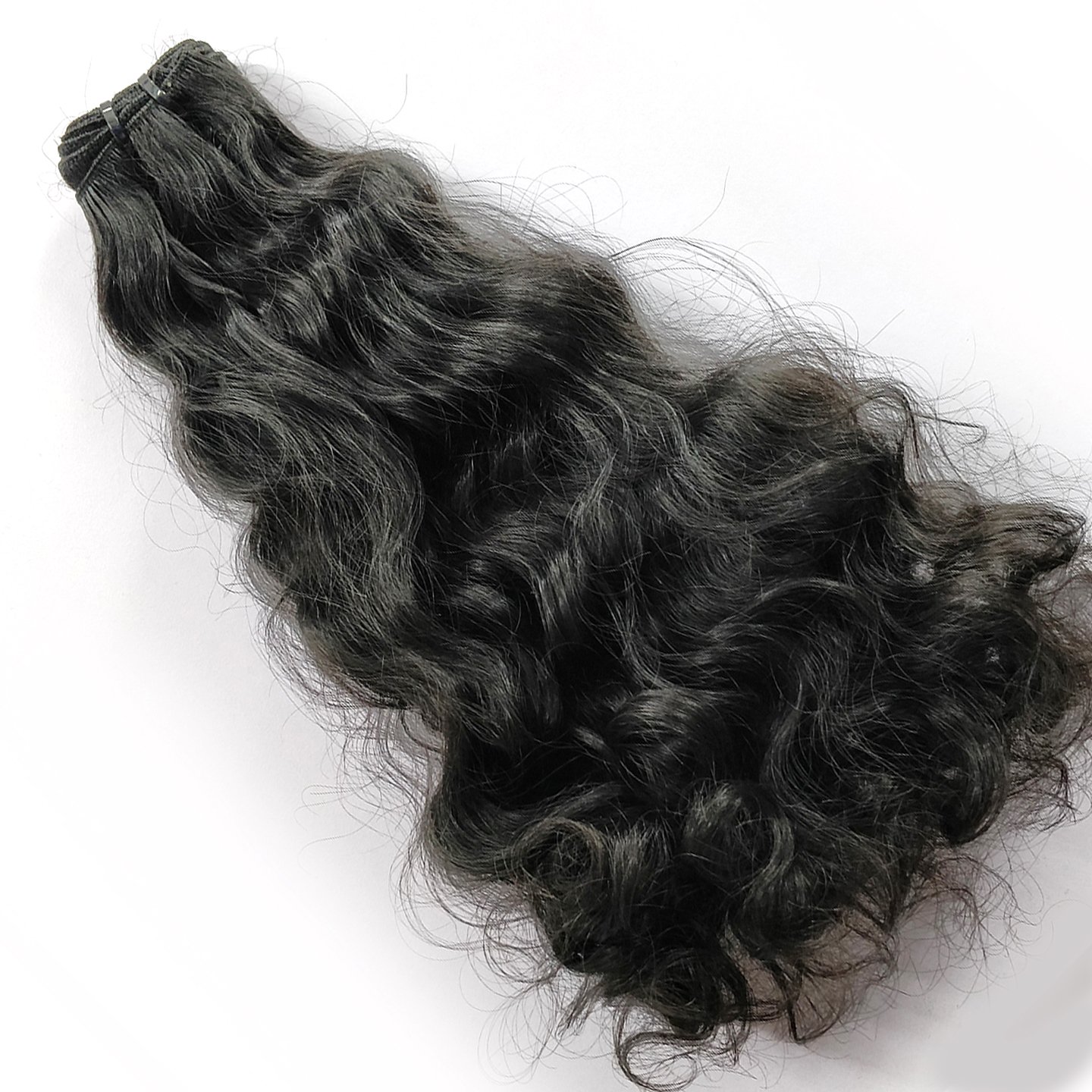 Superior quality non chemical processed remy virgin hair, 100% indian natural curly raw coarse bundles
