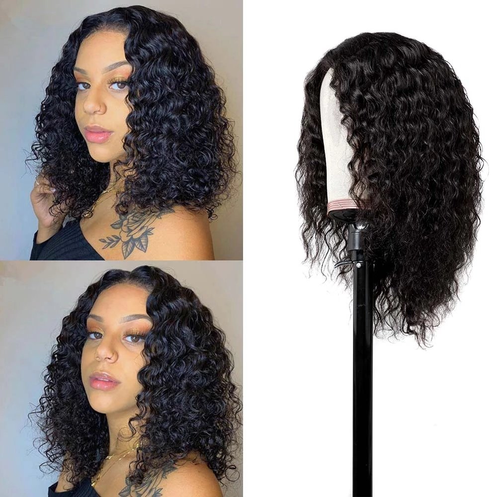 Wholesale 8 Inch Bob Wigs Closure High Quality Straight Brazilian Hair HD Lace Toupee Base Short High Quality Human Hair Wig