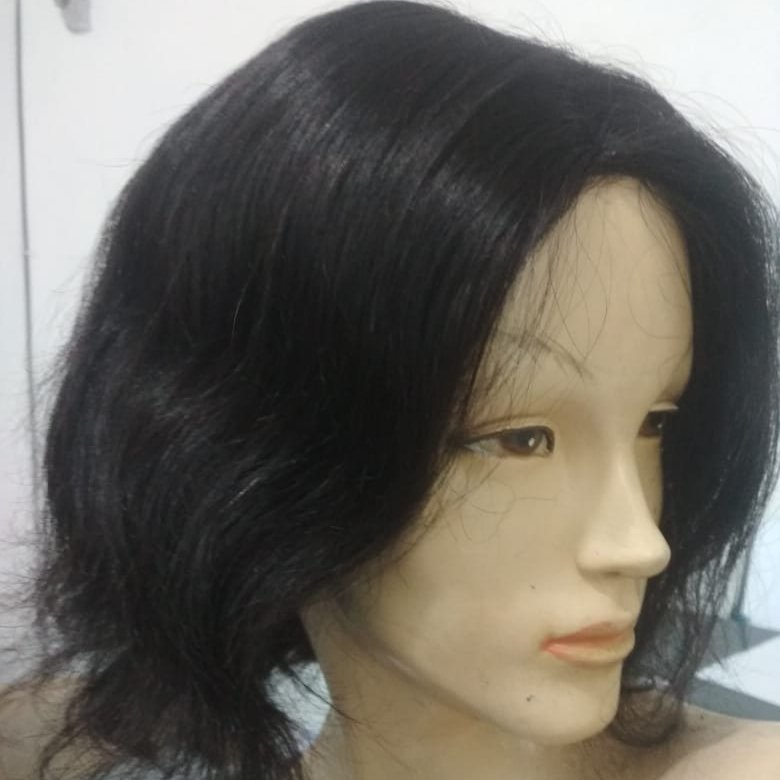 100% Human Hair Ladies Wig in Natural Color