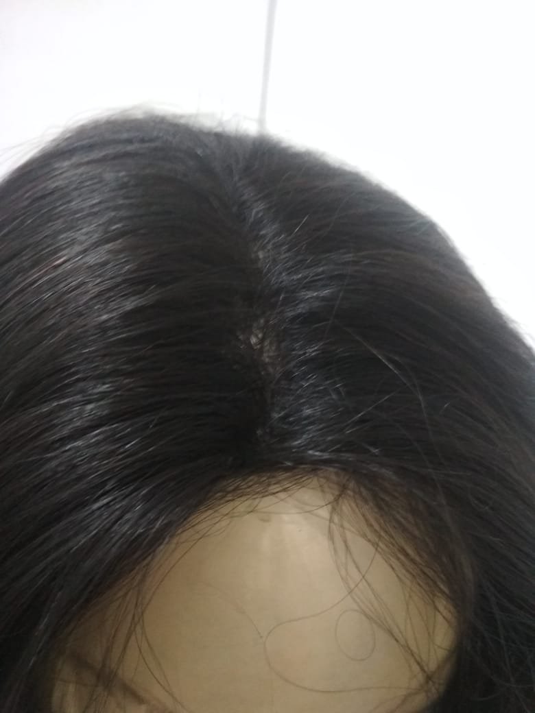 100% Human Hair Ladies Wig in Natural Color