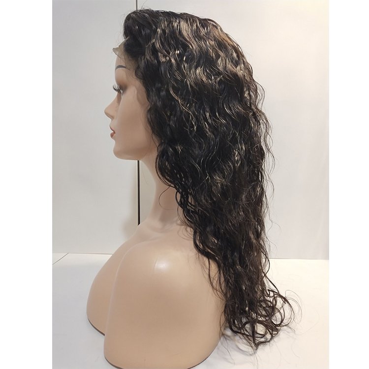 Unprocessed Brazilian Human Hair front Lace Wig, OEM Vendors Virgin Cuticle Aligned Full Swiss Lace Human Hair Wig