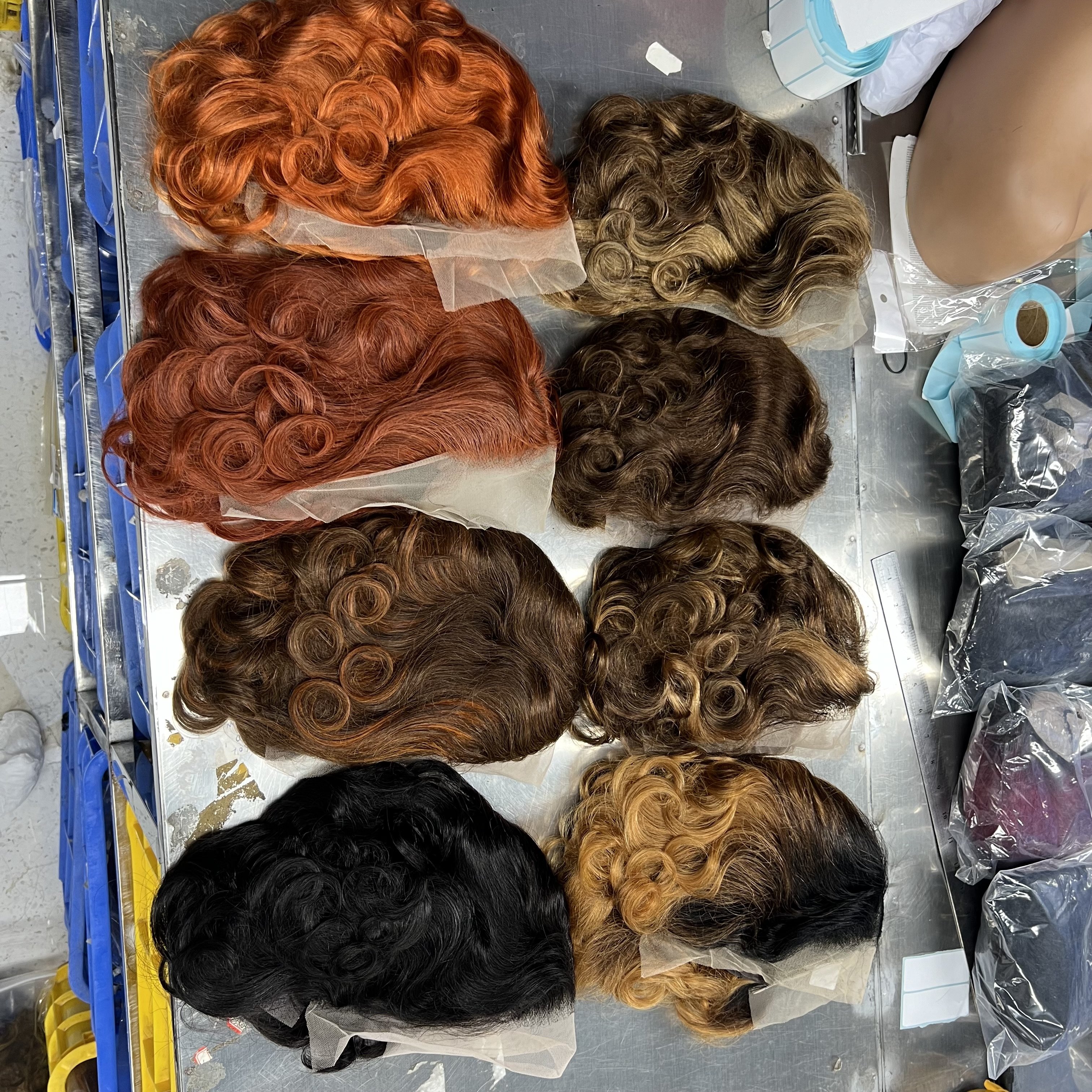 Wholesale Hair Vendor Glueless Full Curly 13x6 Hd Short Pixie Cut Frontal Lace Human Hair Wigs Glueless For Black Women