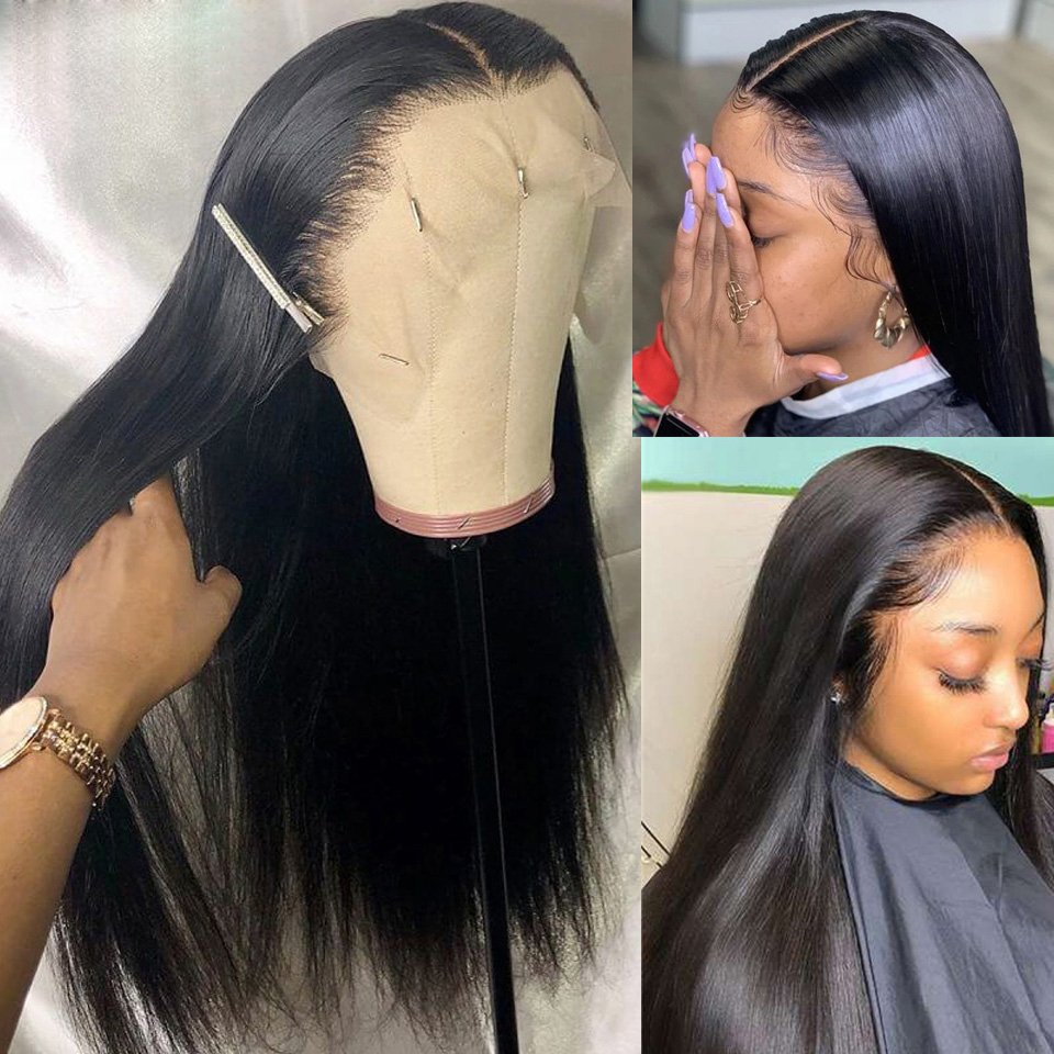 Quality Natural Lace Front Wigs For Black Women 360 Full Lace Human Hair Wigs Transparent Hd Lace Frontal Wigs Can Be Bleached