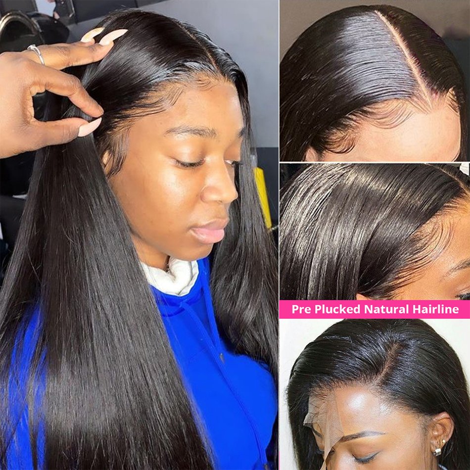 Quality Natural Lace Front Wigs For Black Women 360 Full Lace Human Hair Wigs Transparent Hd Lace Frontal Wigs Can Be Bleached