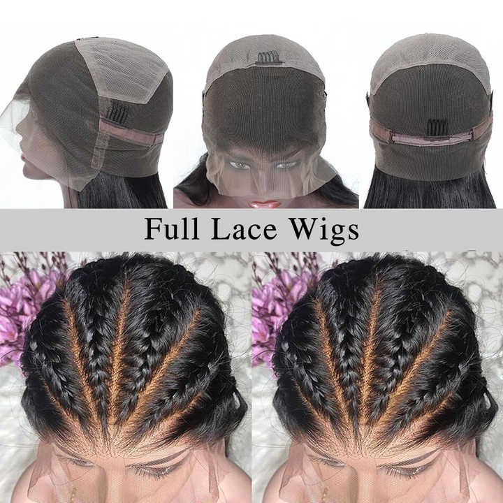 Closure Wholesale Virgin 30Inch Water Wave Wig Front Full Lace Human Hair Wigs For Black Women