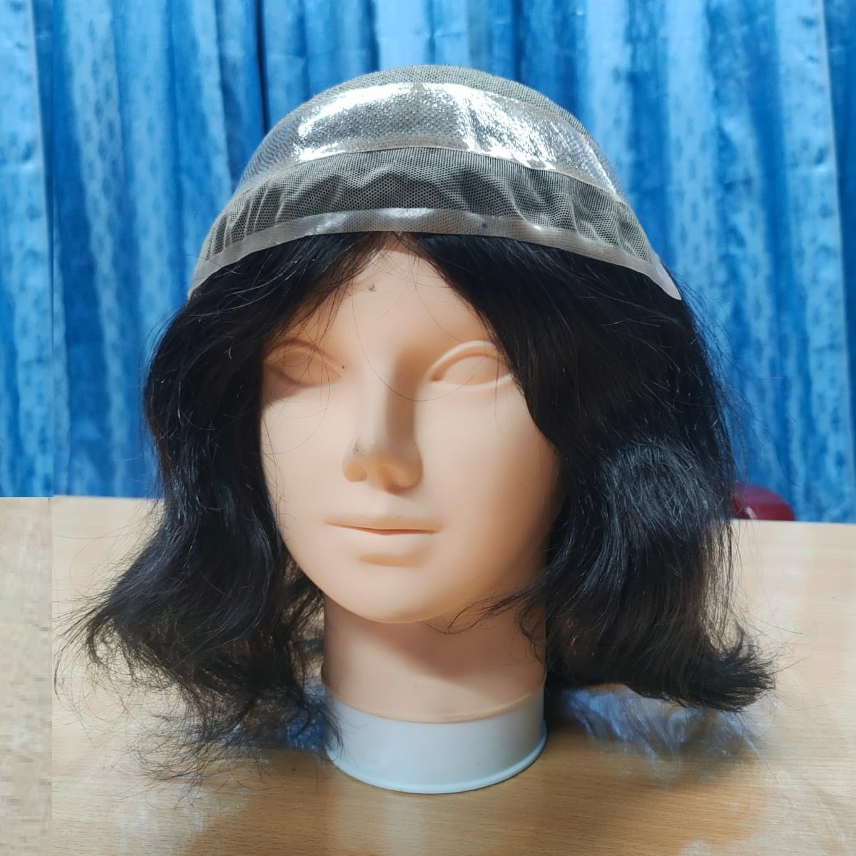 virgin hair vendor wigs HD lace frontal wig, glue less wigs human hair raw Indian hair. made in Bangladesh