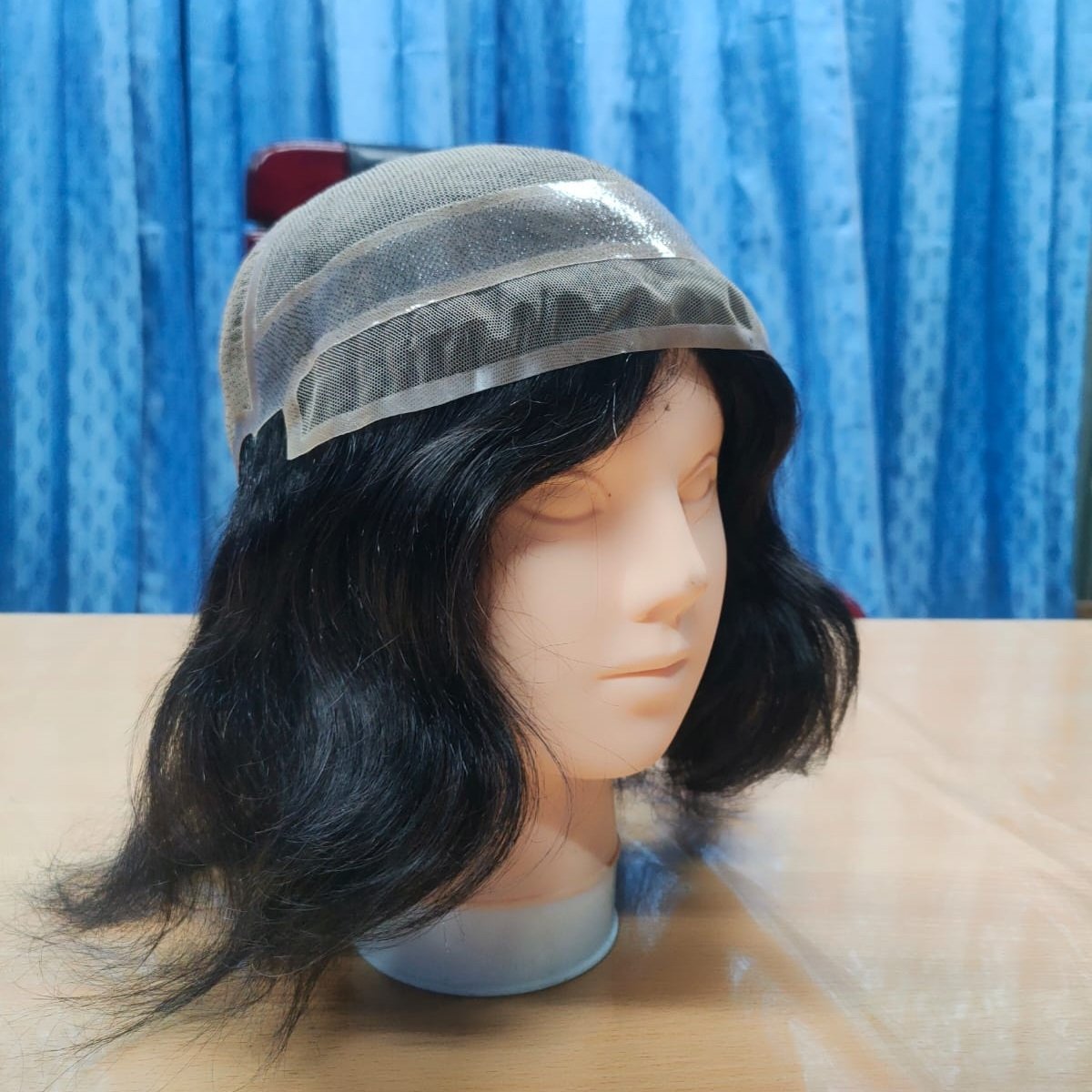 virgin hair vendor wigs HD lace frontal wig, glue less wigs human hair raw Indian hair. made in Bangladesh