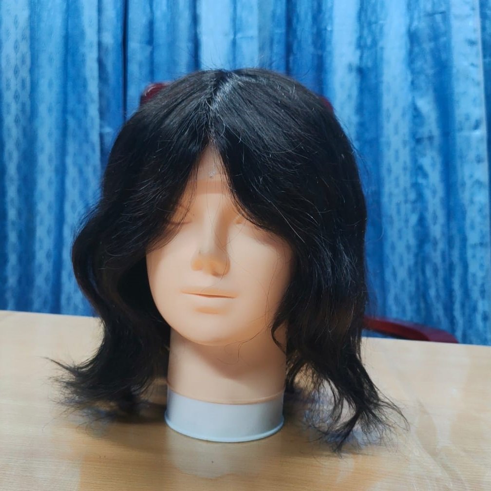virgin hair vendor wigs HD lace frontal wig, glue less wigs human hair raw Indian hair. made in Bangladesh