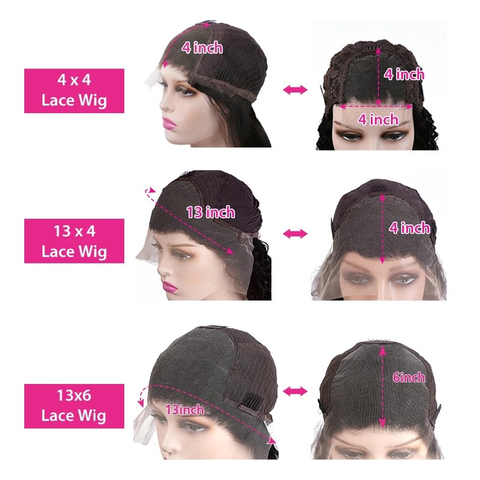 Human hair water wave lace front wig perruque avec lace sans colle deep roll HD transparent lace no cheical wigs bone