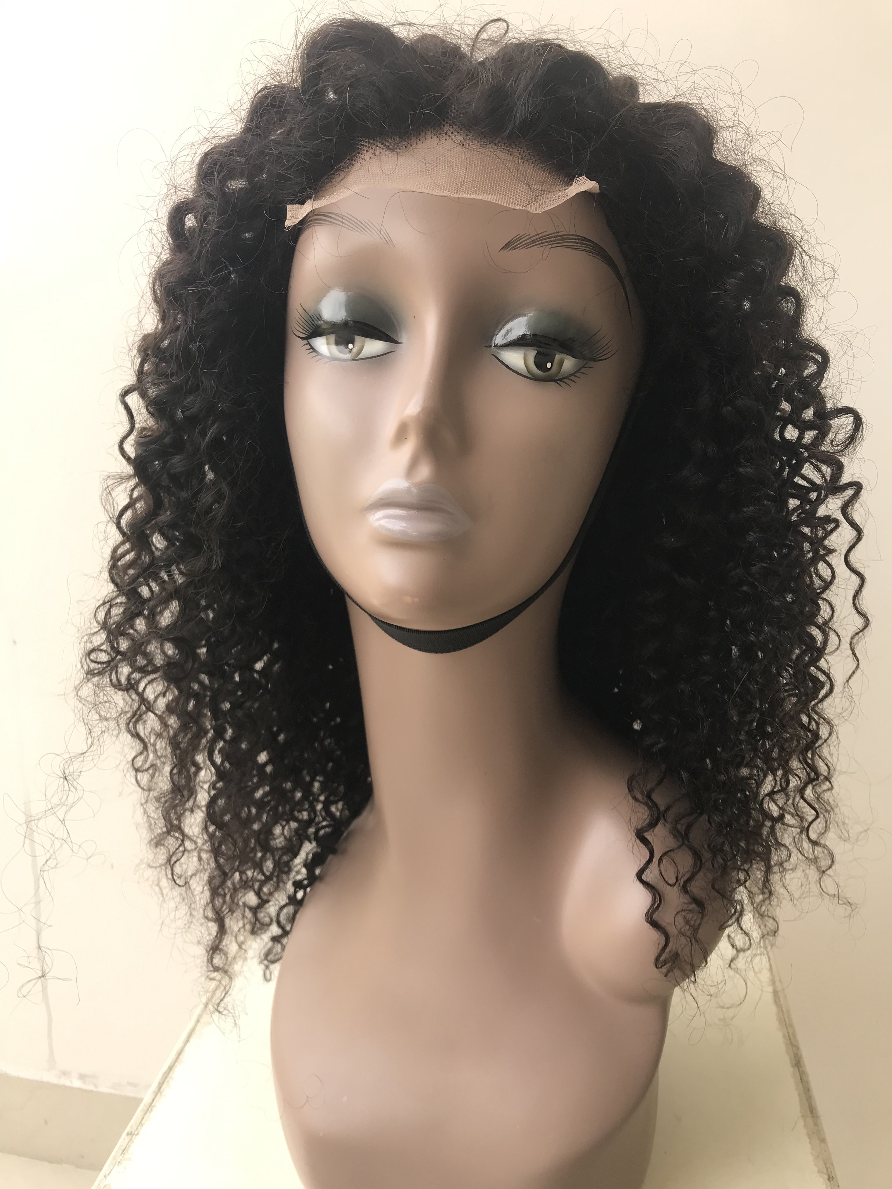 Top Grade 100%Unprocessed Remy Virgin Brazilian Afro Kinky Curly 5x5 HD Lace Closure Human Hair Single Donor Hair Wig Extensions
