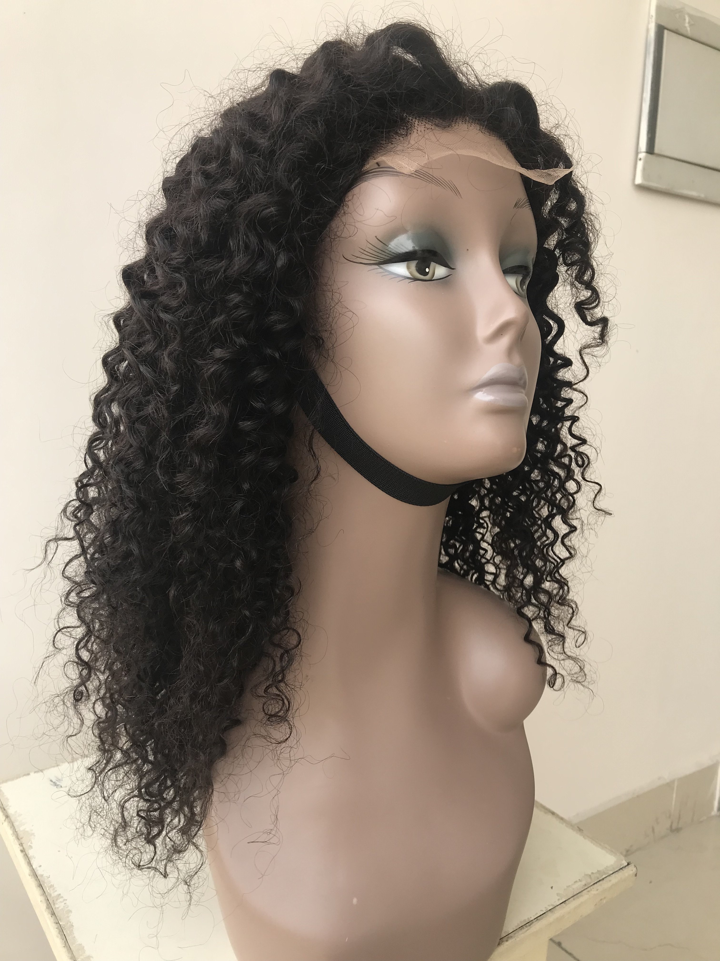 Top Grade 100%Unprocessed Remy Virgin Brazilian Afro Kinky Curly 5x5 HD Lace Closure Human Hair Single Donor Hair Wig Extensions