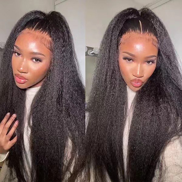 360 Full Lace Frontal HD 100% Human Hair Wigs for black women Kinky Straight Wigs Human Hair Lace Front Brazilian Curly Hair