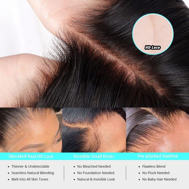 13x6 Bone Straight Remy Hair HD Lace Wig Brazilian Human Hair Glueless Wig Full HD Transparent Straight Lace Front Wigs