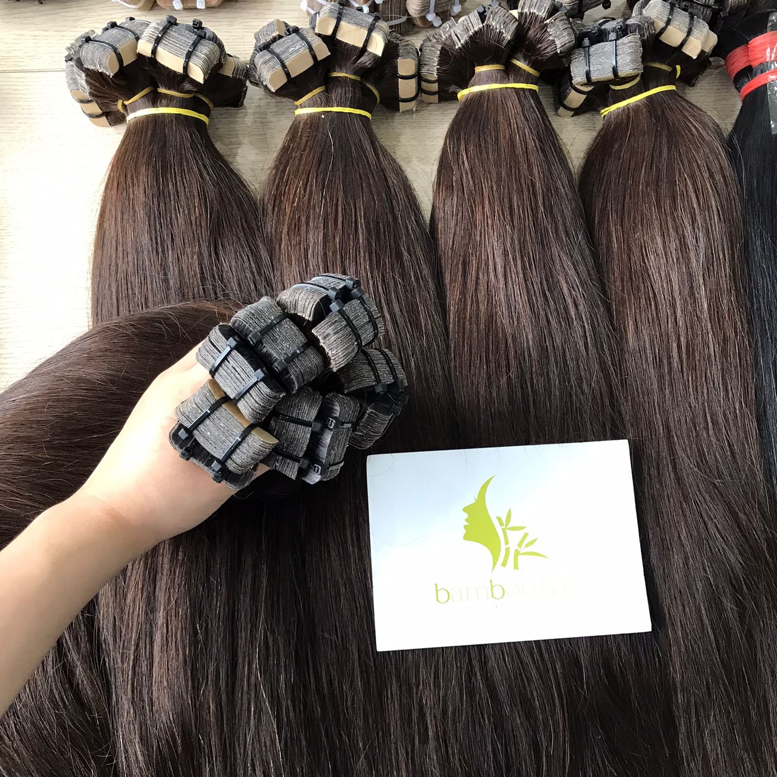 Tape Hair Extension High Quality Natural Remy Tape In Hair Extensions Vietnamese Double Drawn European Remy Human Hair