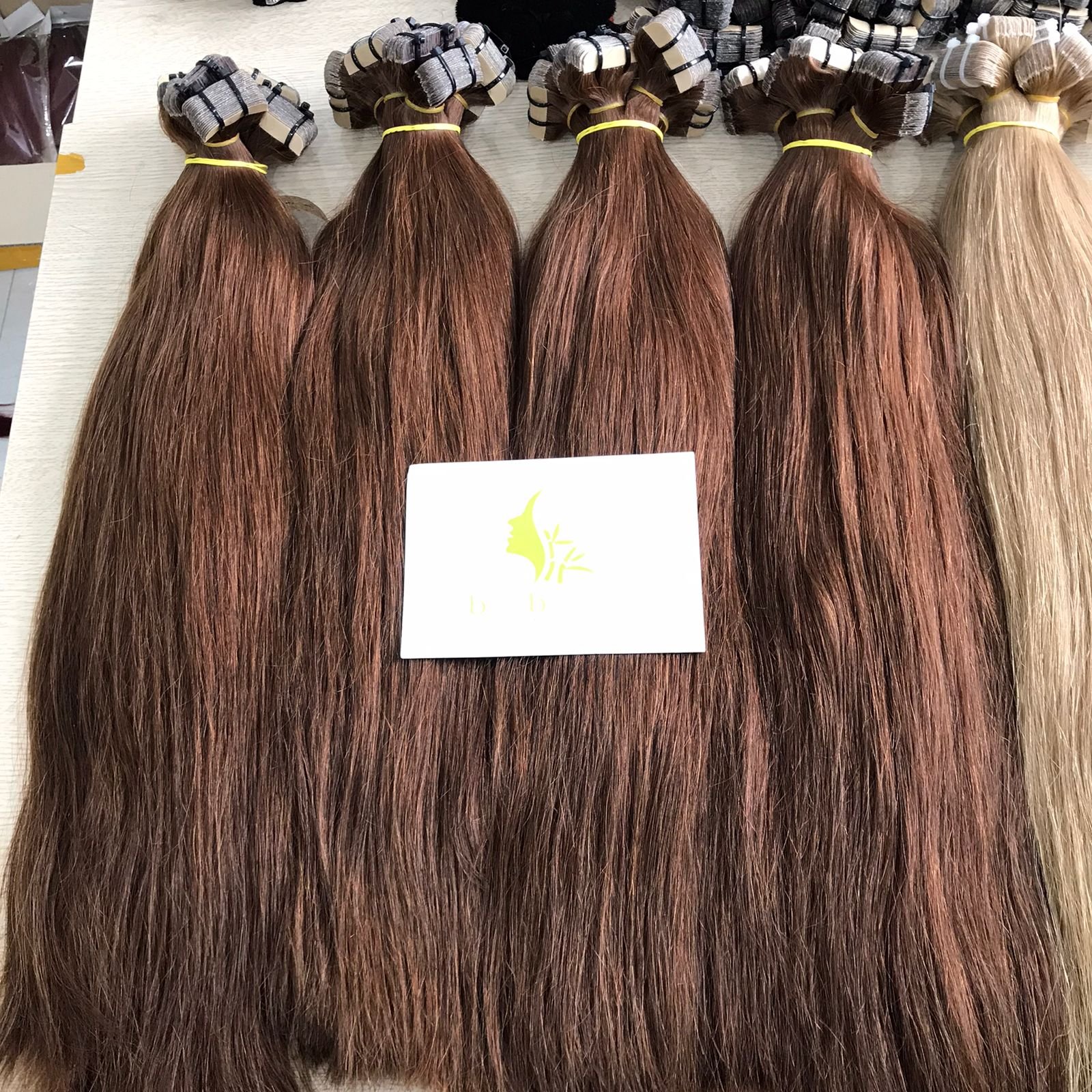 Tape Hair Extension High Quality Natural Remy Tape In Hair Extensions Vietnamese Double Drawn European Remy Human Hair