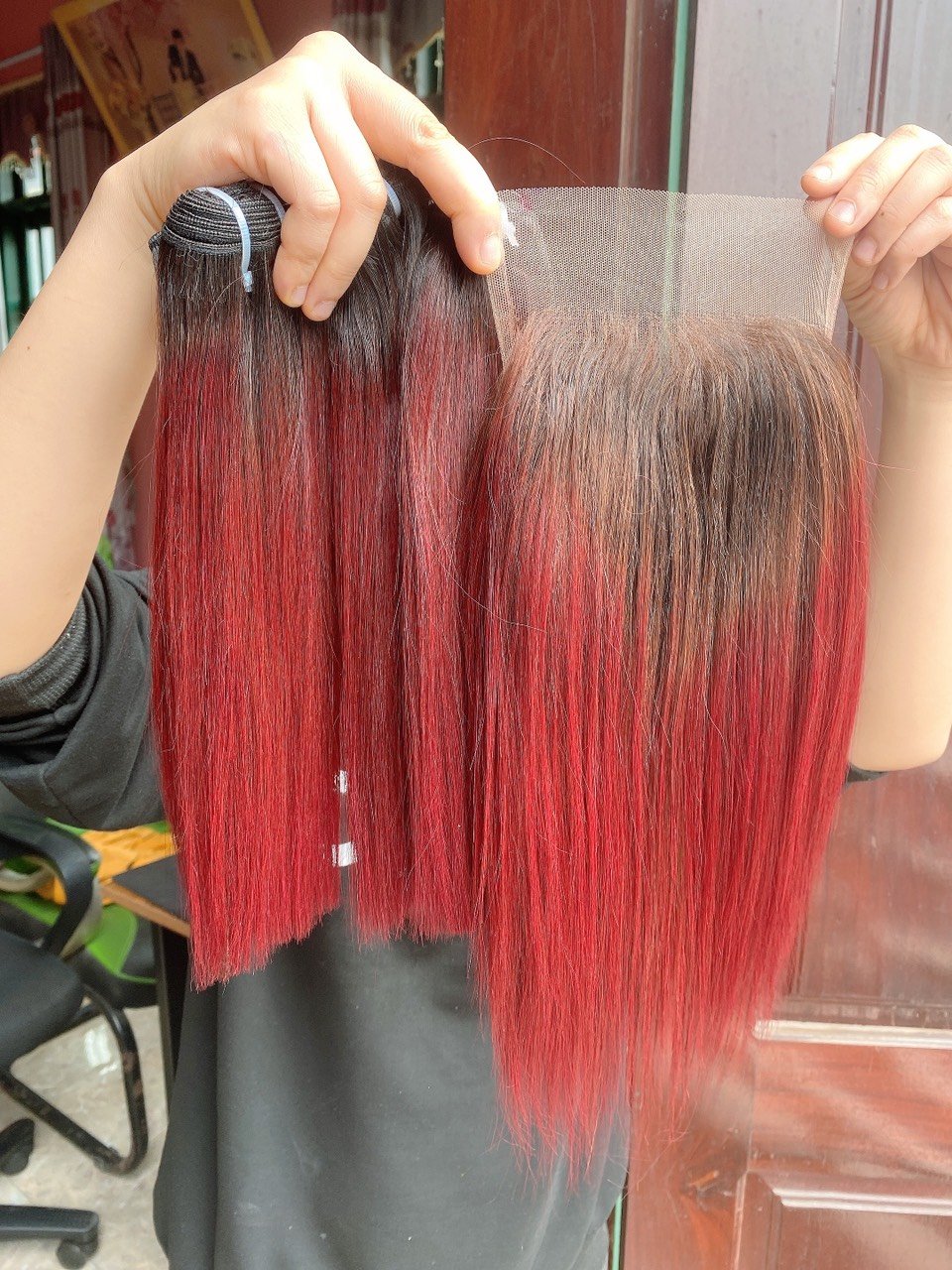99J Burgundy Red Color Lace Closure Wig Short Straight Bob Lace Front Human Hair Wigs For Wholesale