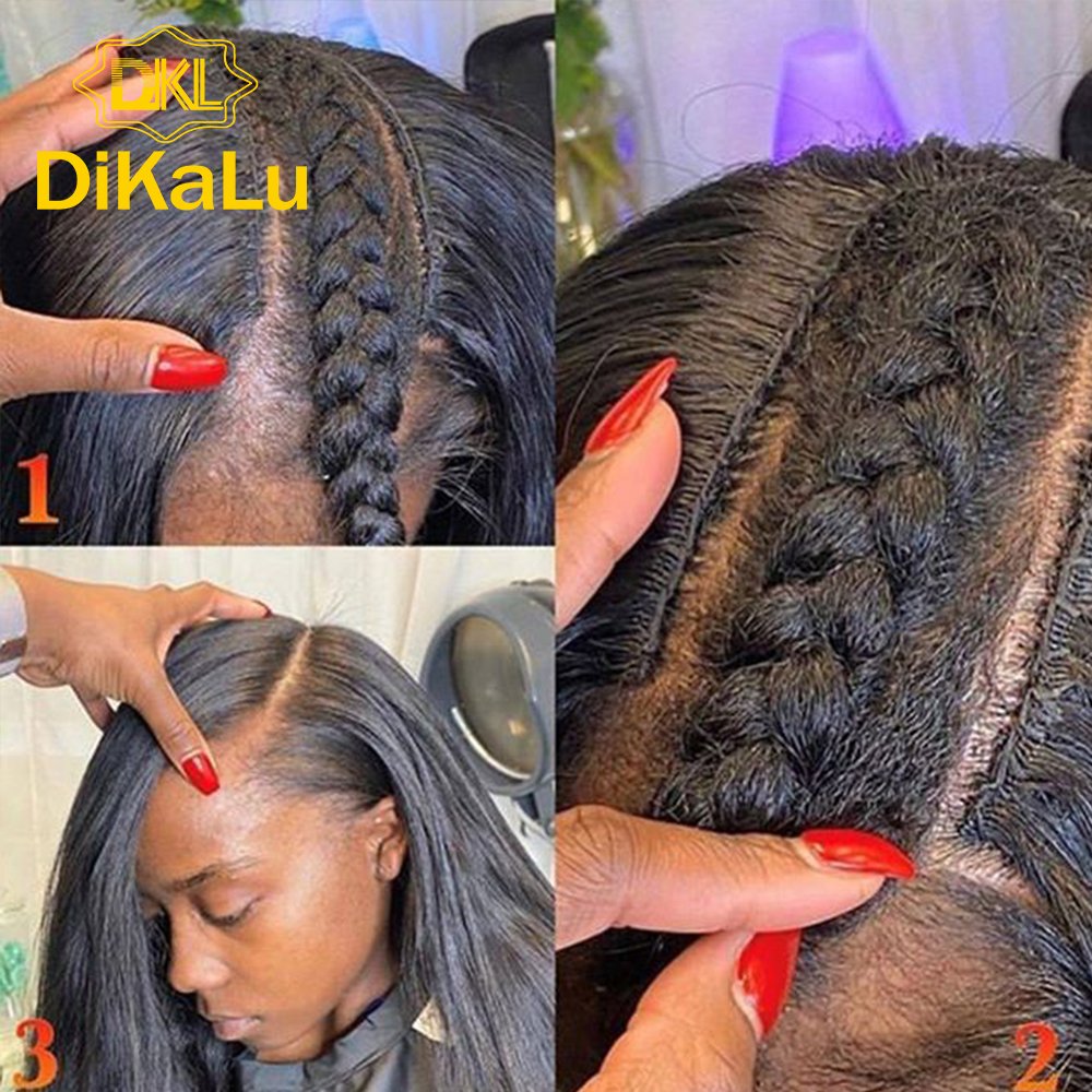 DKL High Quality U Part Clip in Wig Virgin Human Hair Wigs For Women,180% Density Virgin Curly Brazilian Human Hair U Part Wigs