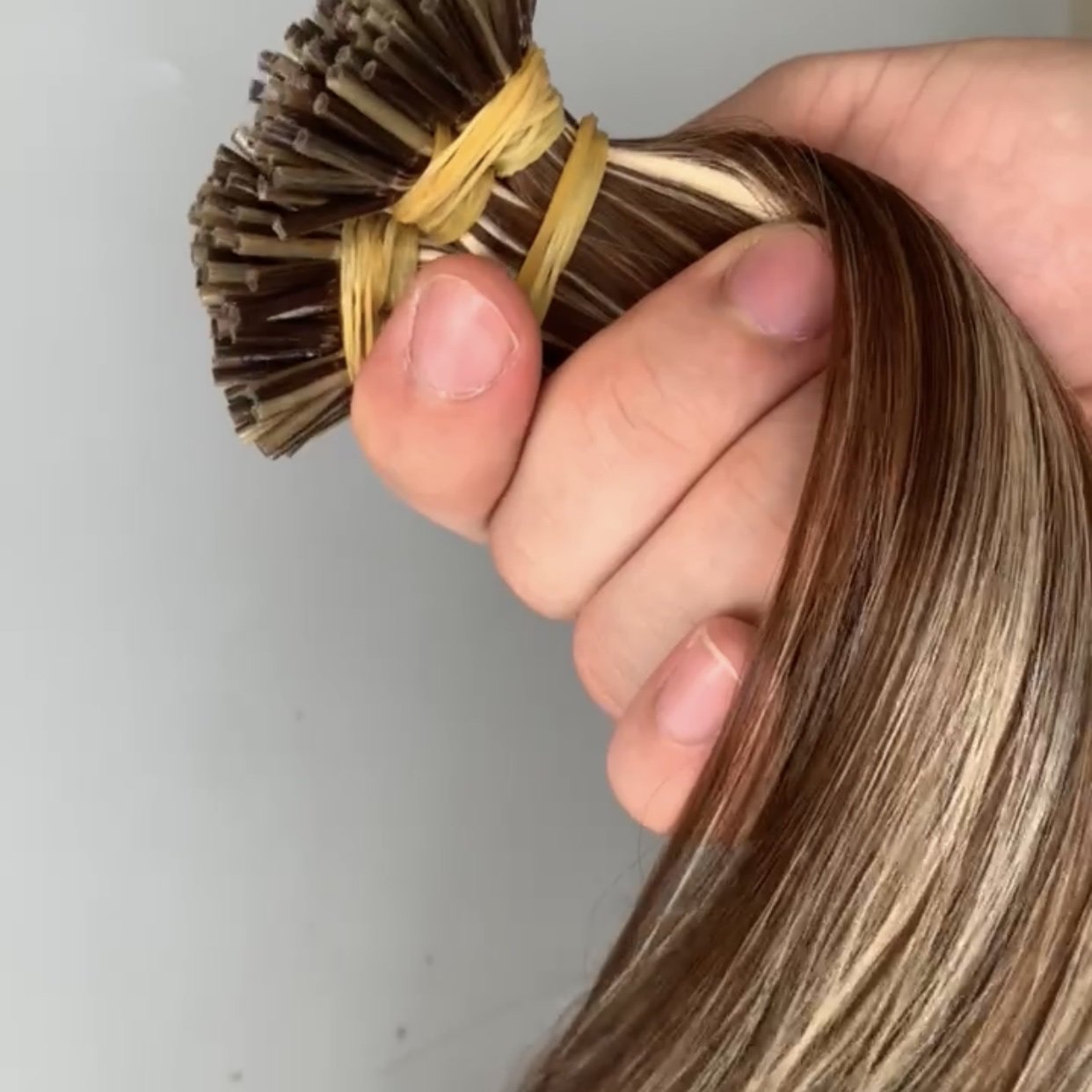 Super Double Drawn Vietnamese Prebonded I Tip Hair Extensions Raw Virgin Keratin Human Hair Extension Genius Weft