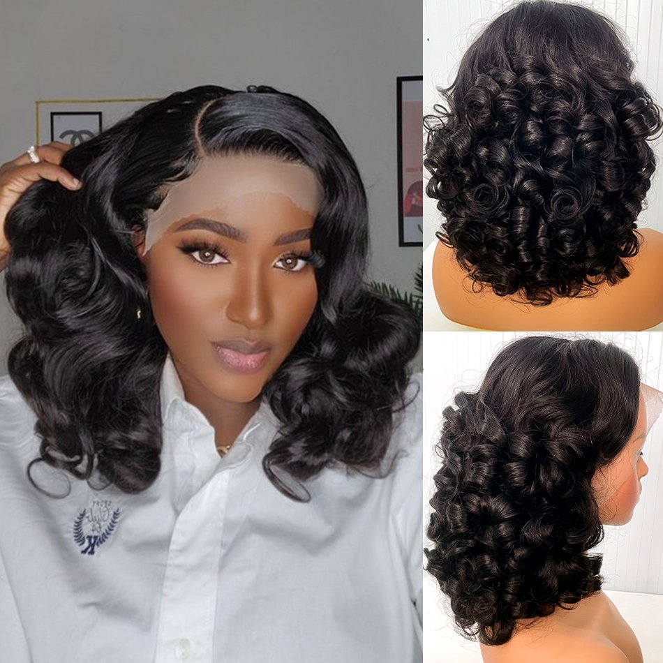 SDD Vietnamese Raw Loose Wave Lace Front Wig Bouncy Spring Curly HD Frontal Human Hair Wigs for Women