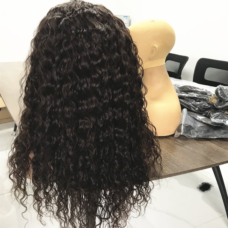 Frontal Silk Based Wigs Based Human Hair Wigs Top Quality 180% Density Silk Based Wigs,13x4 Lace Water Wave ,wholesale Silk Long