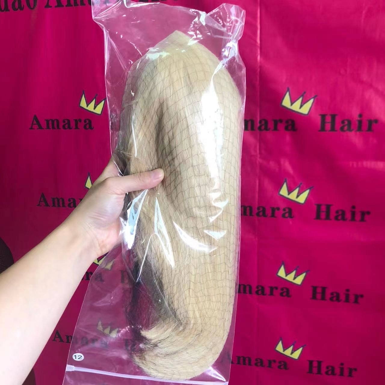 Amara hot selling gold /613 color pixie /bob 13/4x4 lace frontal human hair wig fast delivery in stock 8/10/12 inch bob wigs