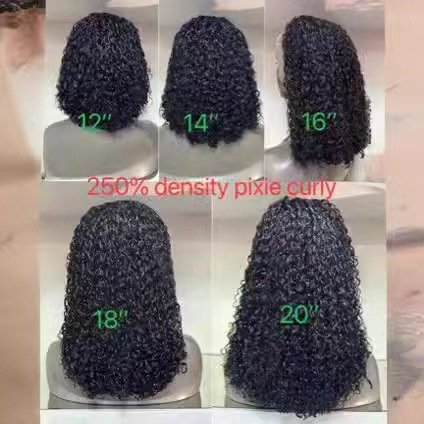 Vietnam Virgin Hair HD Transparent Lace Frontal Wig for Women High Quality Human Hair Wig
