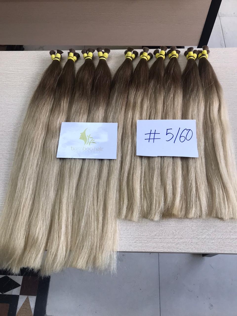 BULK HAIR EXTENSION BAMBOOHAIR BRANCH Best price Ombre color hair extension from 100% Vietnam human hair