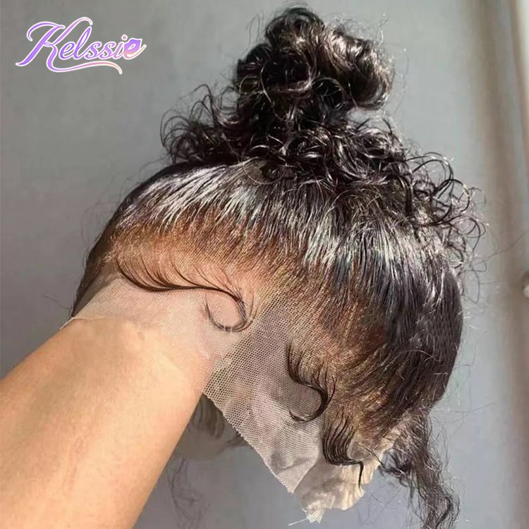 Glueless 200 Density Brazilian 360 Hd Full Lace Frontal Ombre Body Wave Human Hair Wigs With Baby Hair Vendor For Black Women