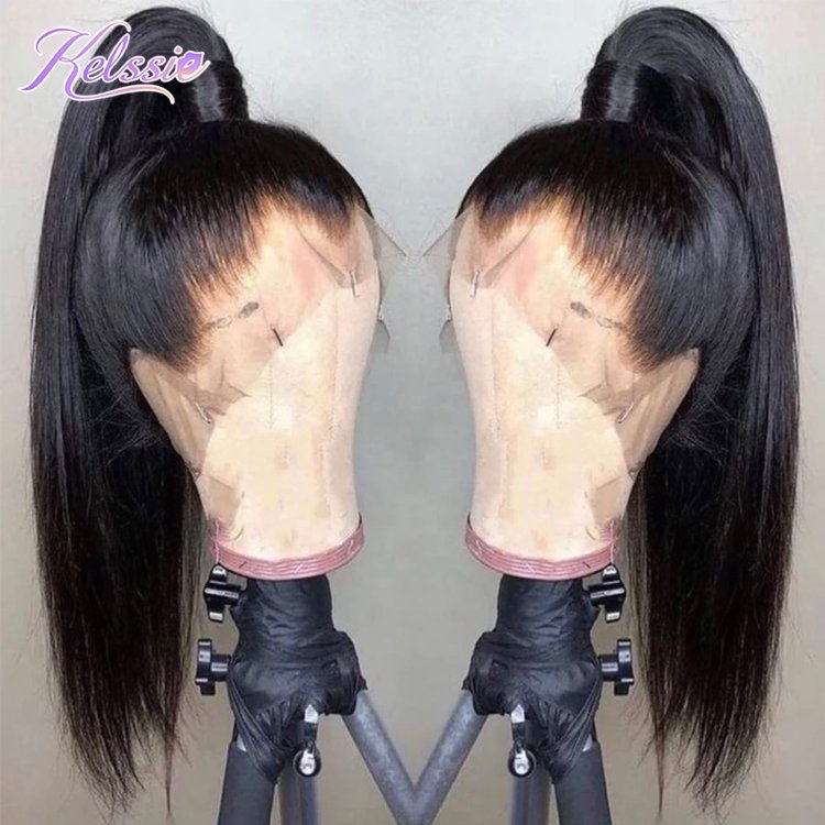 Glueless 200 Density Brazilian 360 Hd Full Lace Frontal Ombre Body Wave Human Hair Wigs With Baby Hair Vendor For Black Women