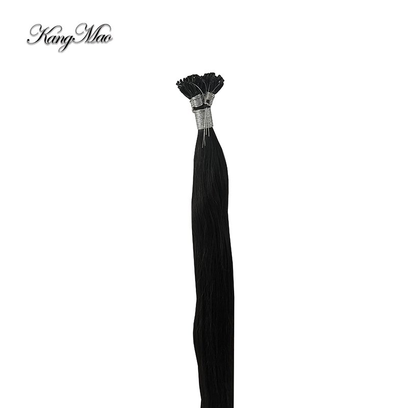 Faster use 8d feather i tip hair extension Nano Ring micro Loop 6D 8D H6 feather Hair Extension 100 human hair full cuticle