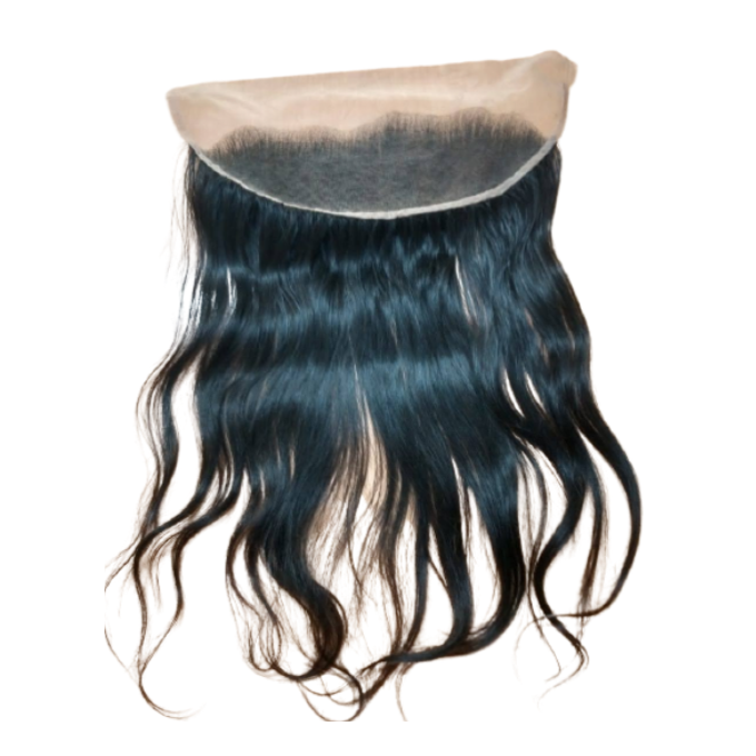 Wholesale 100% Virgin Indian Raw Hair Extension Lace Frontal with Transparent Lace & Curly Style for Hair Uses