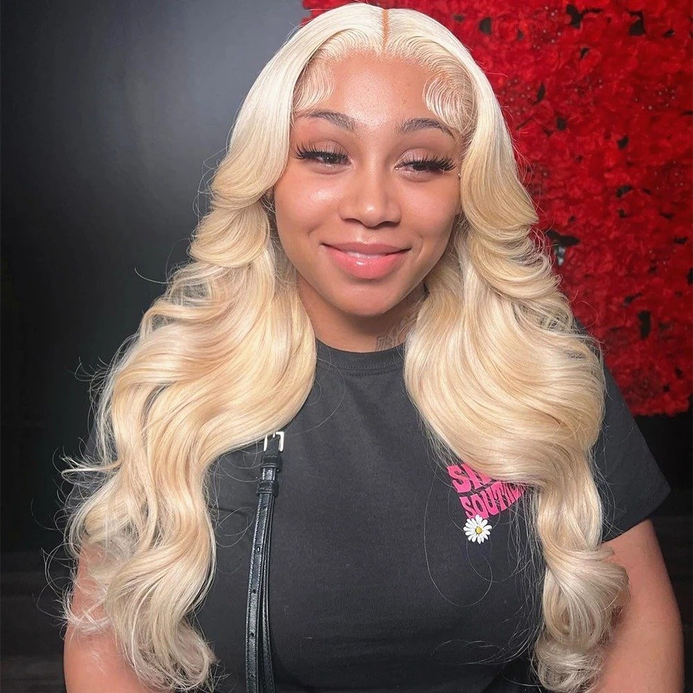 Blonde 613 Lace Front Wigs Body Wave Lace Front Human Hair Wigs Brazilian 13x4 Full Lace Frontal Wigs For Women On Promotion