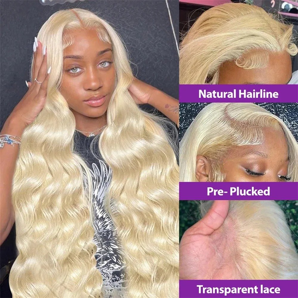 Blonde 613 Lace Front Wigs Body Wave Lace Front Human Hair Wigs Brazilian 13x4 Full Lace Frontal Wigs For Women On Promotion