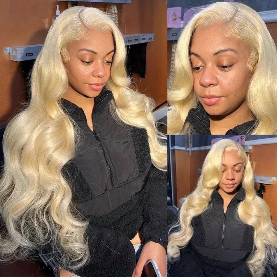 Blonde 613 Lace Front Wigs Body Wave Lace Front Human Hair Wigs Brazilian 13x4 Full Lace Frontal Wigs For Women On Promotion
