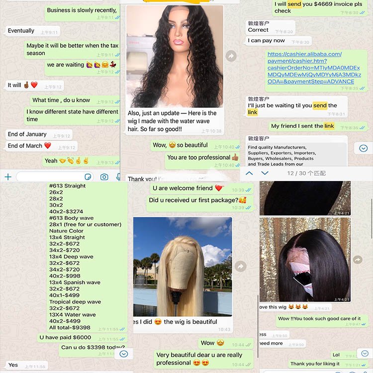 Skin Melt HD Brazilian Natural Straight Deep Wave 613 Honey Blonde Cuticle aligned hair deep wave Raw 613 human hair wig