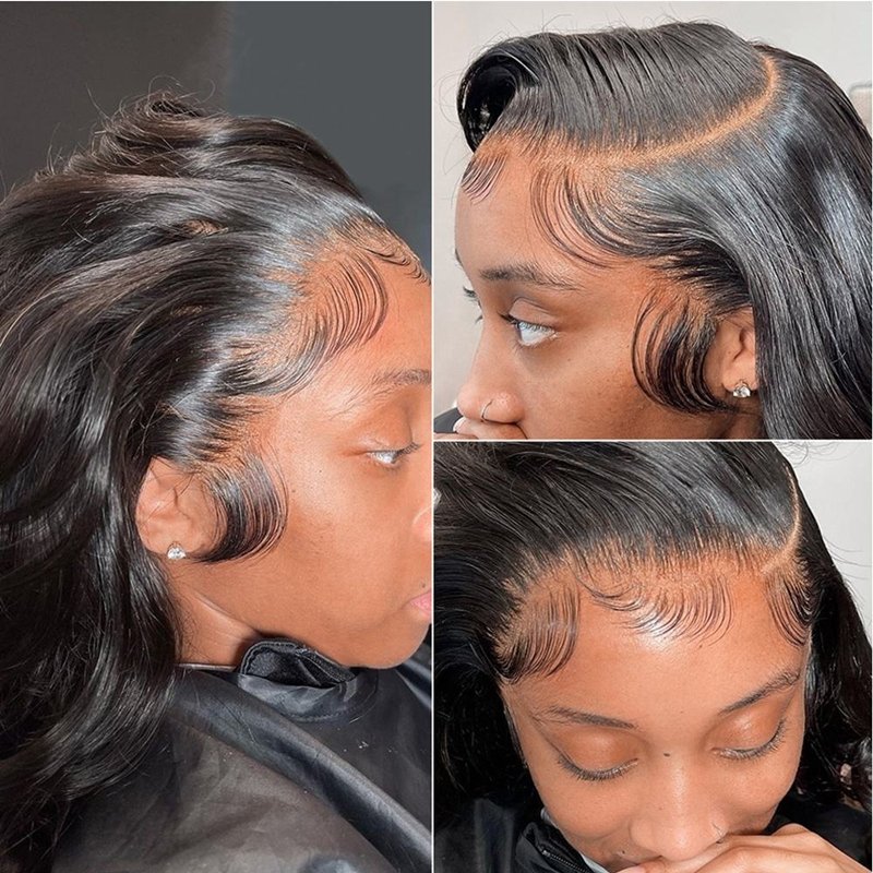 Lace Front Wig Remy Virgin Transparent Swiss Full Lace Wig Human Hair Straight Body Weave Human Hair Wigs for Black Women By DHL