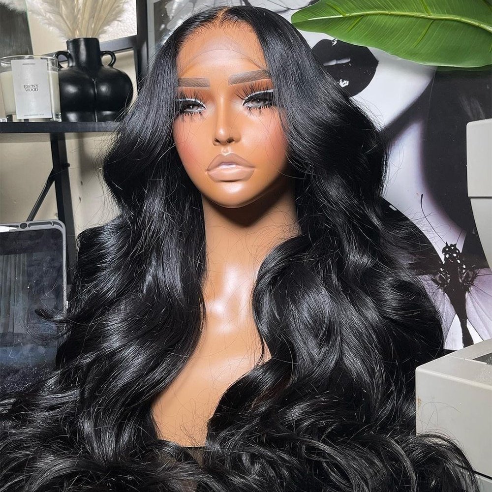 Lace Front Wig Remy Virgin Transparent Swiss Full Lace Wig Human Hair Straight Body Weave Human Hair Wigs for Black Women By DHL