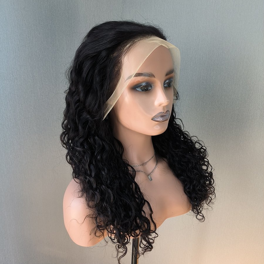 New Arrival SDD Super Double Drawn Cheap Lace Frontal Wigs Big Water Wave Wig 13x4 Lace Front Human Hair Wigs For Black Women