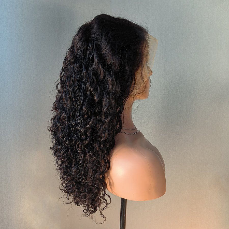 New Arrival SDD Super Double Drawn Cheap Lace Frontal Wigs Big Water Wave Wig 13x4 Lace Front Human Hair Wigs For Black Women