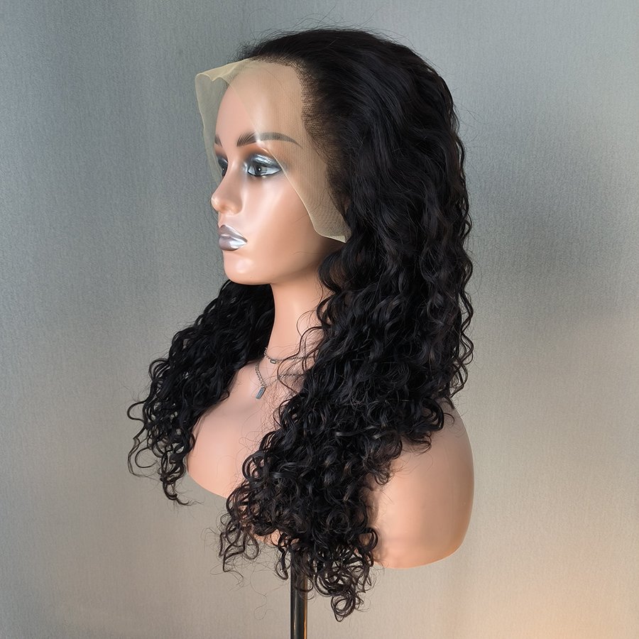 New Arrival SDD Super Double Drawn Cheap Lace Frontal Wigs Big Water Wave Wig 13x4 Lace Front Human Hair Wigs For Black Women