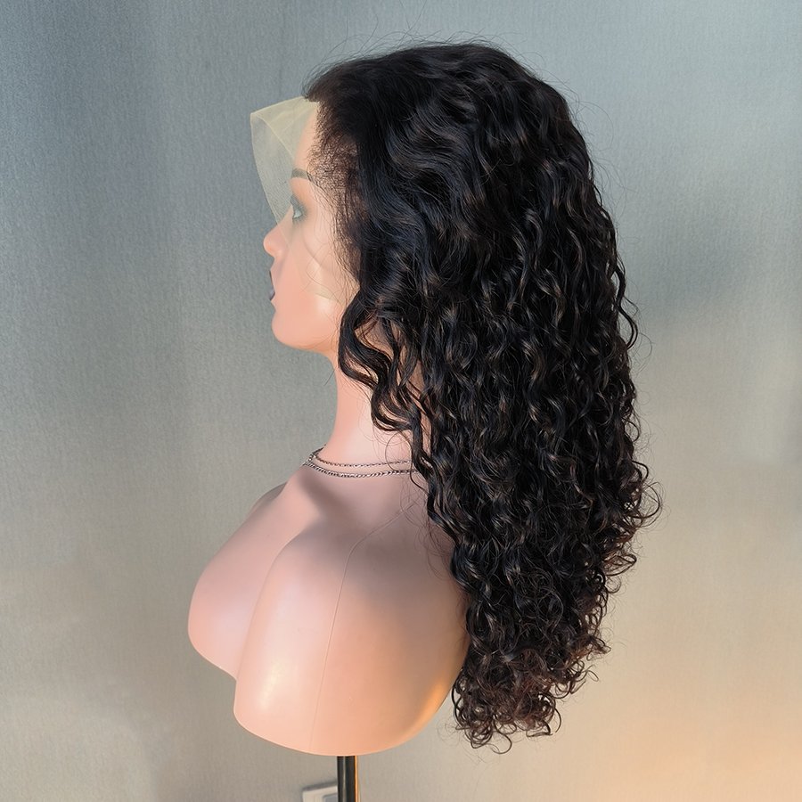 New Arrival SDD Super Double Drawn Cheap Lace Frontal Wigs Big Water Wave Wig 13x4 Lace Front Human Hair Wigs For Black Women