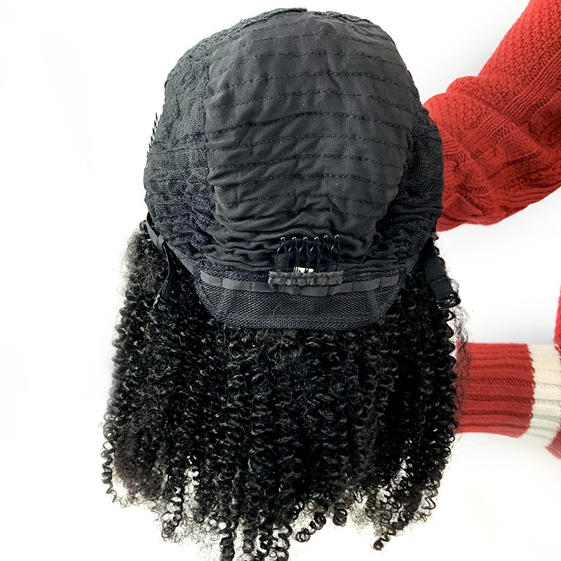 Human Hair Wigs u Part 4a 4b 4c Raw Virgin u Part Wig Afro Kinky Curly Human u Part Wig
