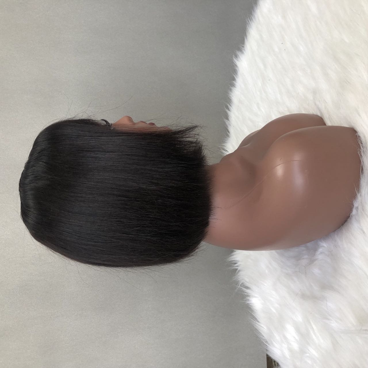 Hot selling Top Beauty Raw Virgin Brazilian Bob Wig Piano Black Color Human Hair Short Straight Wigs For African American