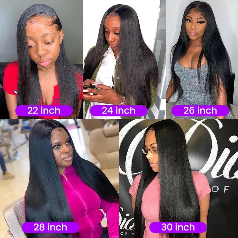 Cheap Human Hair Wigs Suppliers Straight Lace Front Wig 100% Human Hair Double Drawn Vietnamese Hair Wig