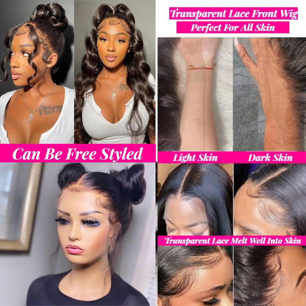 Royce Vendor Virgin Cuticle Aligned Brazilian Human Hair HD Lace Frontal Wig,34 Inch 360 Full Lace Front Human Hair Wigs