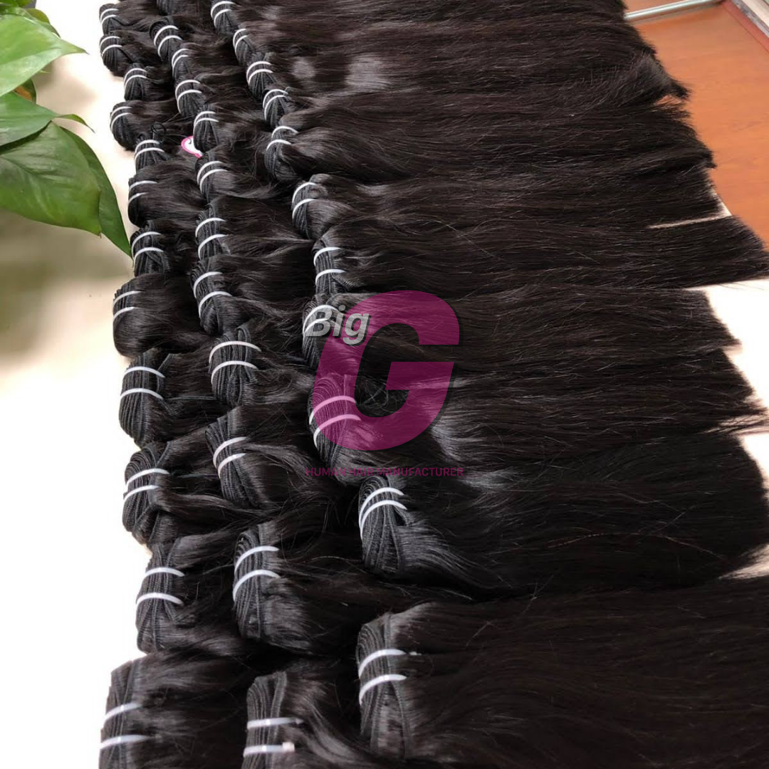Wholesale Vietnam bone straight human hair wigs SDD Super double drawn hair bundles